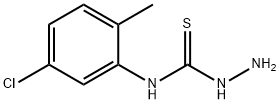 4-(5-CHLORO-2-METHYLPHENYL)-3-THIOSEMICARBAZIDE Structural