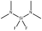 N,N,N',N'-Tetramethyl-α,α-difluorosilanediamine Structural