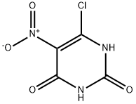 6-Chloro-5-Nitropyrimidine-2,4-Diol Structural