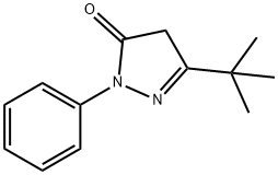 3-TERT-BUTYL-1-PHENYL-2-PYRAZOLIN-5-ONE Structural