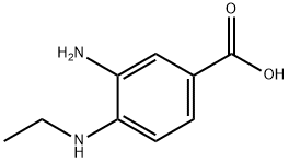 3-AMINO-4-ETHYLAMINO-BENZOIC ACID Structural