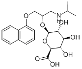 PROPRANOLOL GLUCURONIDE SODIUM SALT Structural