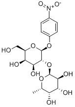 p-Nitrophenyl 2-O-(a-L-fucopyranosyl)-D-galactopyranoside Structural