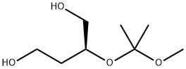 (S)-2-(1-METHOXY-1-METHYLETHOXY)-BUTANEDIOL Structural