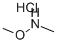N,O-Dimethylhydroxylamine hydrochloride Structural Picture