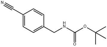 TERT-BUTYL 4-CYANOBENZYLCARBAMATE Structural