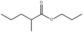 propyl 2-methylpentanoate Structural