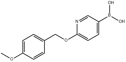 6-(4-Methoxybenzyloxy)pyridin-3-ylboronic acid Structural