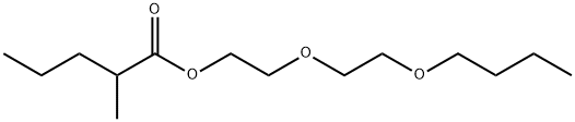 2-(2-butoxyethoxy)ethyl 2-methylpentanoate Structural