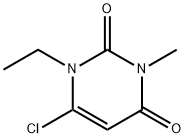 6-CHLORO-1-ETHYL-3-METHYLPYRIMIDINE-2,4(1H,3H)-DIONE Structural