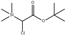 TERT-BUTYL-2-CHLORO-2-TRIMETHYLSILYLACETATE Structural