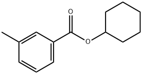 m-Toluylic acid, cyclohexyl ester Structural