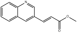 3-QUINOLIN-3-YL-ACRYLIC ACID METHYL ESTER Structural