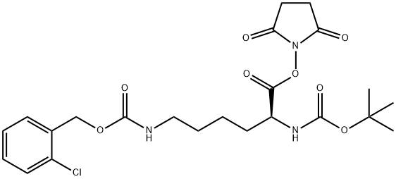 BOC-LYS(2-CHLORO-Z)-OSU Structural