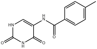 Benzamide, 4-methyl-N-(1,2,3,4-tetrahydro-2,4-dioxo-5-pyrimidinyl)- (9CI) Structural