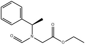 (R)-ethyl N-formyl-N-(1-phenylethyl)glycine Structural