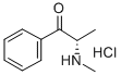 2S-EPHEDRONE HYDROCHLORIDE Structural