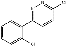 3-CHLORO-6-(2-CHLOROPHENYL)-PYRIDAZINE Structural