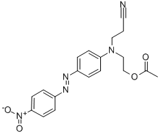 4-(4-NITROPHENYLAZO)-N-(2-CYANOETHYL)-N-(2-ACETOXYETHYL)ANILINE