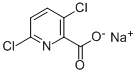 3,6-DICHLORO-2-PICOLINIC ACID SODIUM SALT Structural