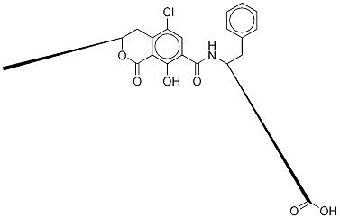 Ochratoxin A-d5 Structural