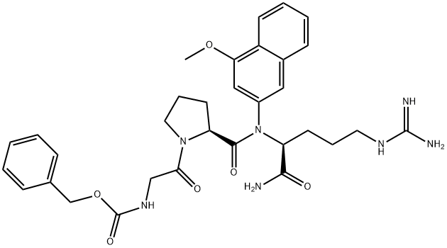 Z-GLY-PRO-ARG-4M-BETANA ACETATE SALT Structural