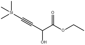 2-HYDROXY-4-(TRIMETHYLSILYL)-3-BUTYNOIC ACID ETHYL ESTER Structural