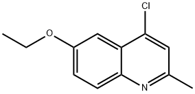 4-CHLORO-6-ETHOXY-2-METHYLQUINOLINE Structural