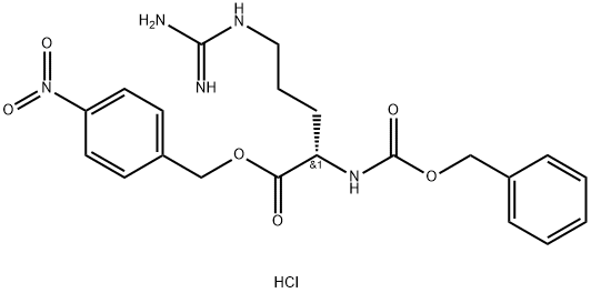 N-ALPHA-Z-L-ARGININE 4-NITROBENZYL ESTER HYDROCHLORIDE Structural