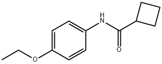 Cyclobutanecarboxamide, N-(4-ethoxyphenyl)- (9CI) Structural