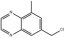 Quinoxaline, 7-(chloromethyl)-5-methyl- (9CI) Structural