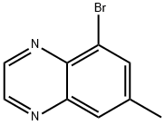 Quinoxaline, 5-bromo-7-methyl- (9CI) Structural