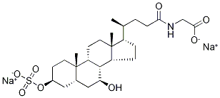 Glycochenodeoxycholic Acid 3-Sulfate DisodiuM Salt Structural