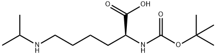 N-α-Boc-N-ε-isopropyl-L-lysine Structural