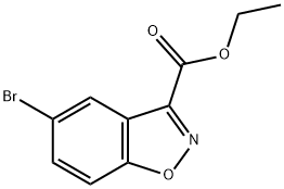 Ethyl 5-bromobenzo[d]isoxazole-3-carboxylate Structural