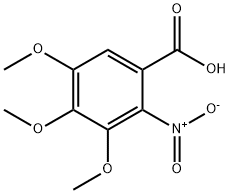 3,4,5-TRIMETHOXY-2-NITROBENZOIC ACID Structural