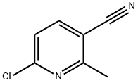 6-chloro-2-methylnicotinonitrile Structural