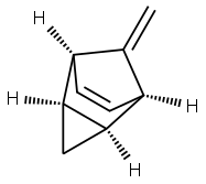 Tricyclo[3.2.1.0(2,,4)]oct-6-ene, 8-methylene-, (1alpha,2alpha,4alpha, 5alpha)- Structural