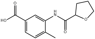 Benzoic acid, 4-methyl-3-[[(tetrahydro-2-furanyl)carbonyl]amino]- (9CI) Structural