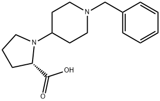 (S)-N-[4'-BENZYL)PIPERIDINO]PROLINE
 Structural