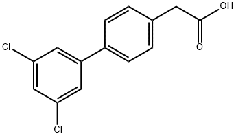 4-BIPHENYL-3',5'-DICHLORO-ACETIC ACID
 Structural