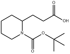 2-(2-Carboxyethyl)piperidine-1-carboxylic acid tert-butyl ester