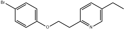 2-[2-(4-BroMophenoxy)ethyl]-5-ethylpyridine Structural