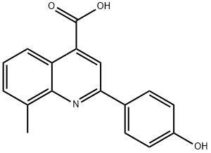 2-(4-HYDROXY-PHENYL)-8-METHYL-QUINOLINE-4-CARBOXYLIC ACID