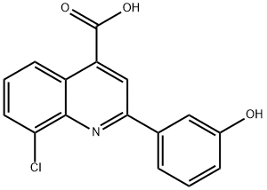 8-CHLORO-2-(3-HYDROXY-PHENYL)-QUINOLINE-4-CARBOXYLIC ACID