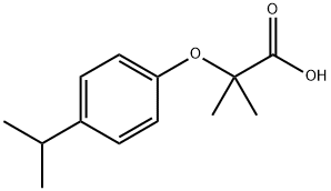 2-(4-ISOPROPYLPHENOXY)-2-METHYLPROPANOIC ACID Structural