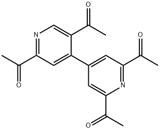 2,2',5,6'-TETRAYLTETRAACETYL-4,4'-BIPYRIDINE Structural