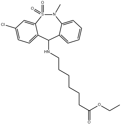 Tianeptine Ethyl Ester Structural