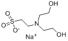 N,N-Bis(2-hydroxyethyl)-2-aminoethanesulfonic acid sodium salt Structural