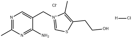 Thiamine hydrochloride Structural Picture